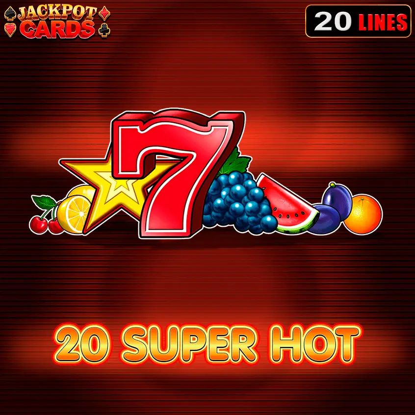Обкладинка слота 20 Super Hot